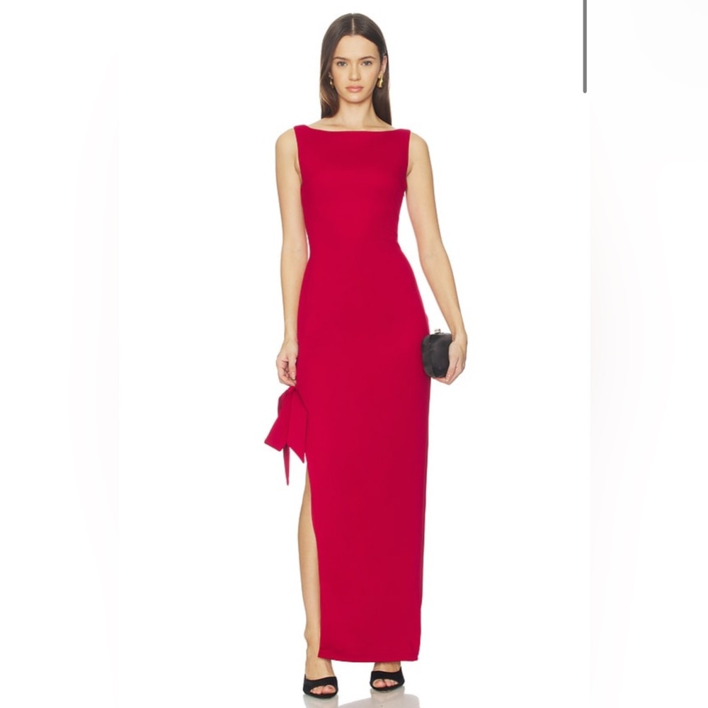 NWT More To Come Riona Red Maxi Dress